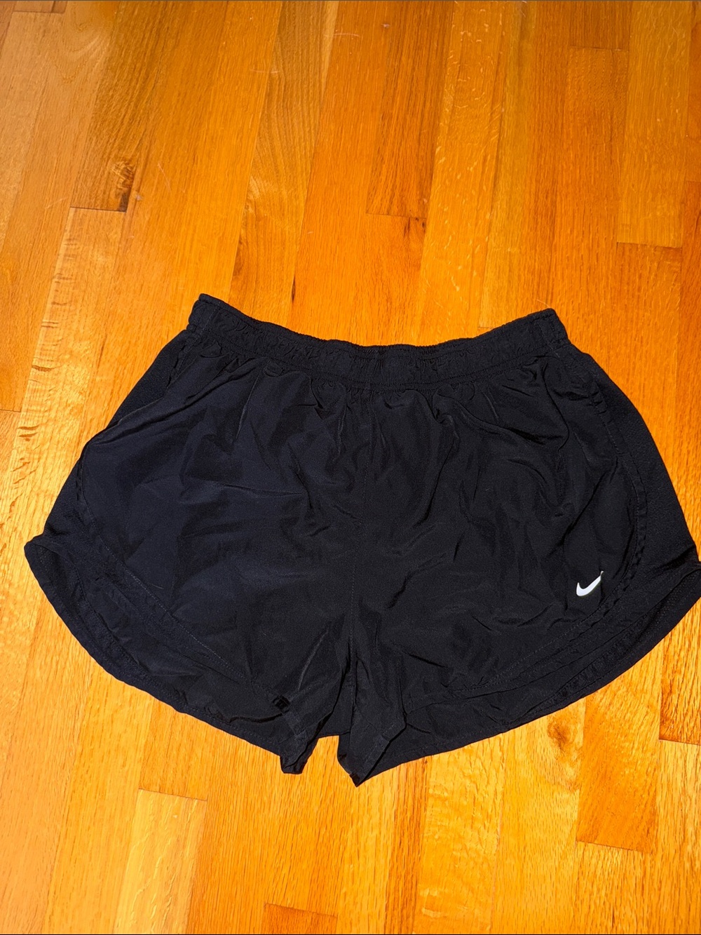 Black NIKE running shorts